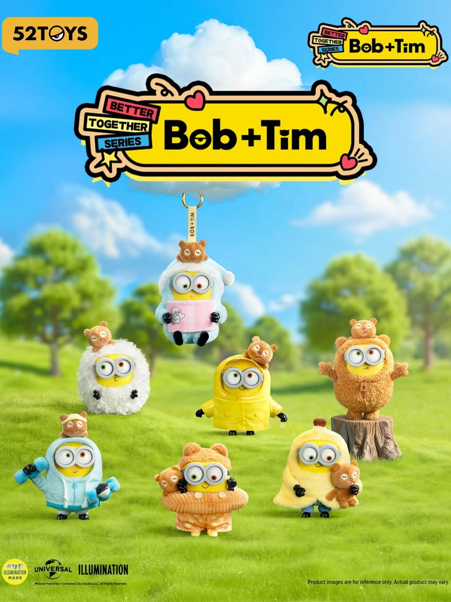Bob & Tim – Best Buddies Forever Series Vinyl Plush Keychain Blind Box