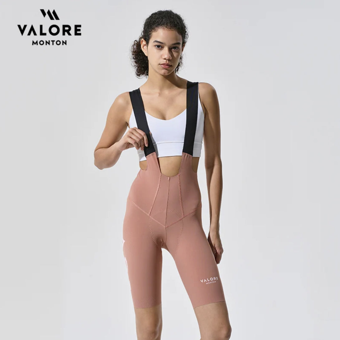 VALORE Womens Bib Shorts Nuova Luna (Light Salmon)