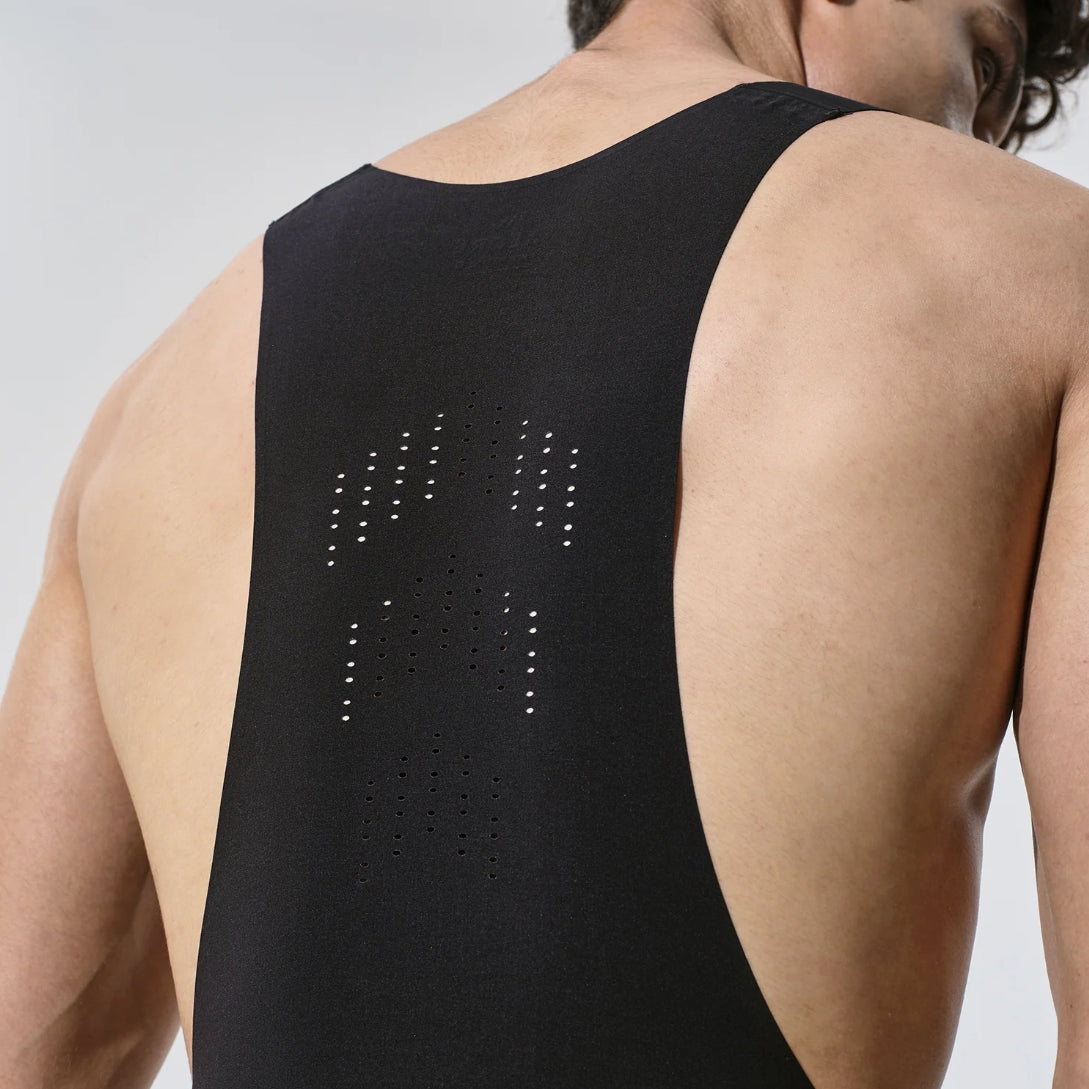 VALORE MONTON Mens Bib Shorts Nuova Luna (Medium Gray)