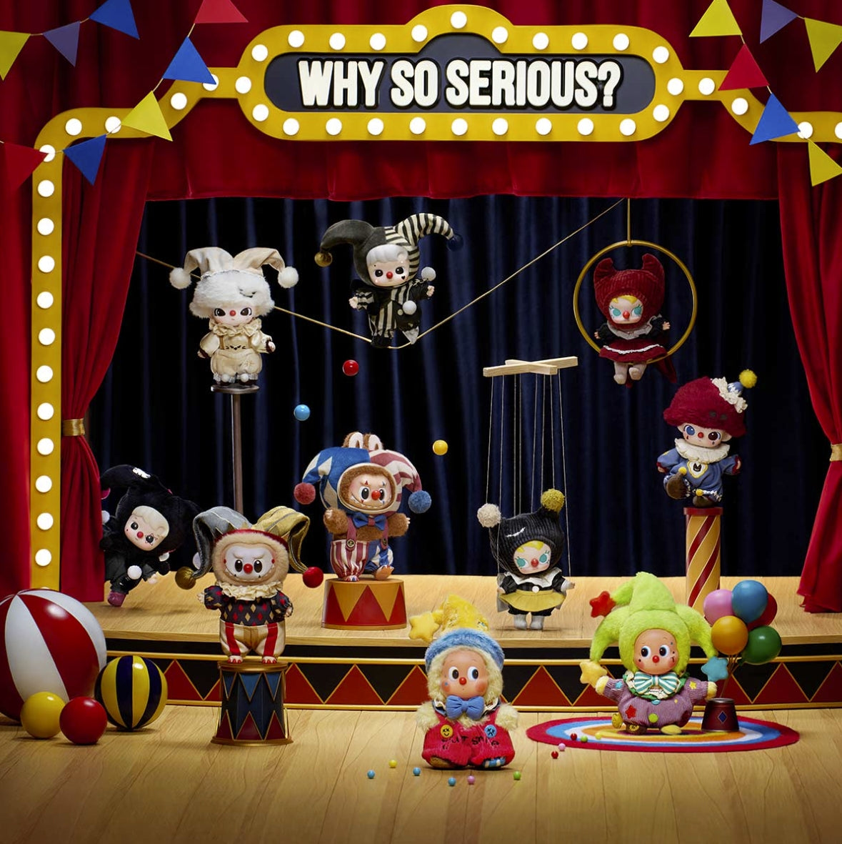 WHY SO SERIOUS Series-Vinyl Plush Pendant Blind Box