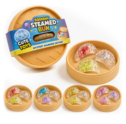Crystal Shrimp Dumpling Sensory Squishy Toy Value Bundle