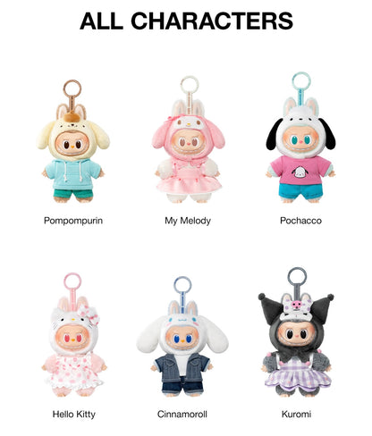 THE MONSTERS Hello Kitty And Friends Series-Vinyl Plush Pendant Blind Box