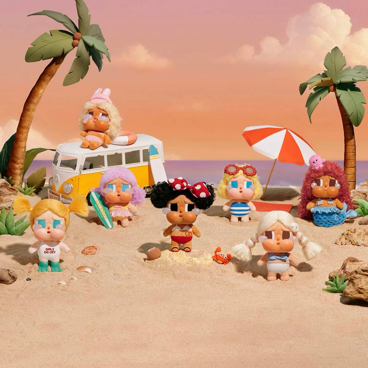 CRYBABY Vacation Mode On Series-Vinyl Plush Blind Box