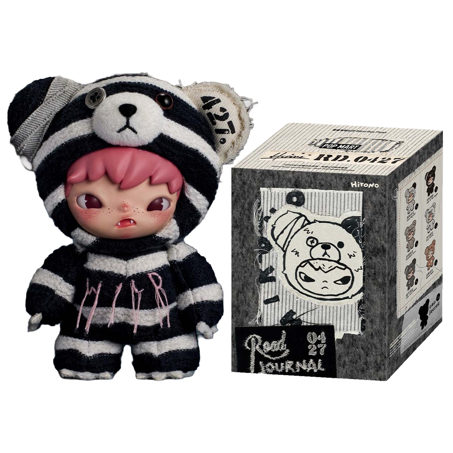 Hirono Road Journal Series-Plush Doll Pendant Blind Box