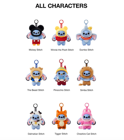 Stitch Adventure Series Vinyl Plush Pendant