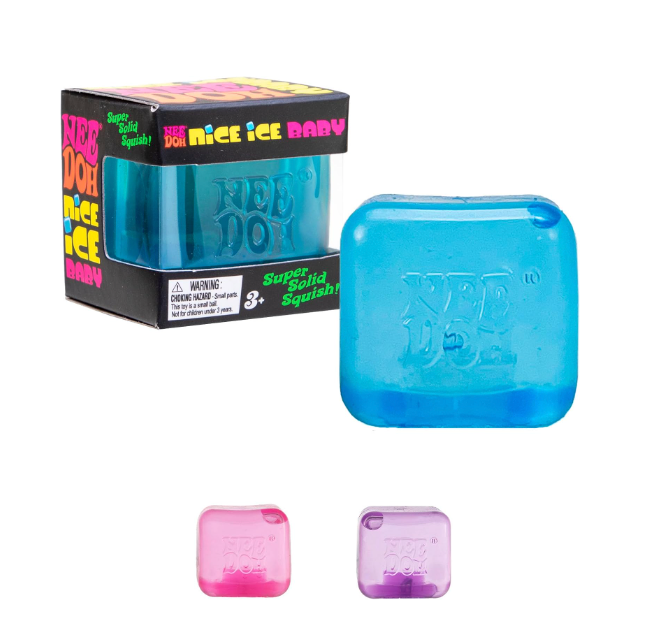 NeeDoh Nice Cube Sensory Stress Ball – Super Soft Squishy Fidget Toy for Kids & Adults(Assorted Colors-AU Stock)