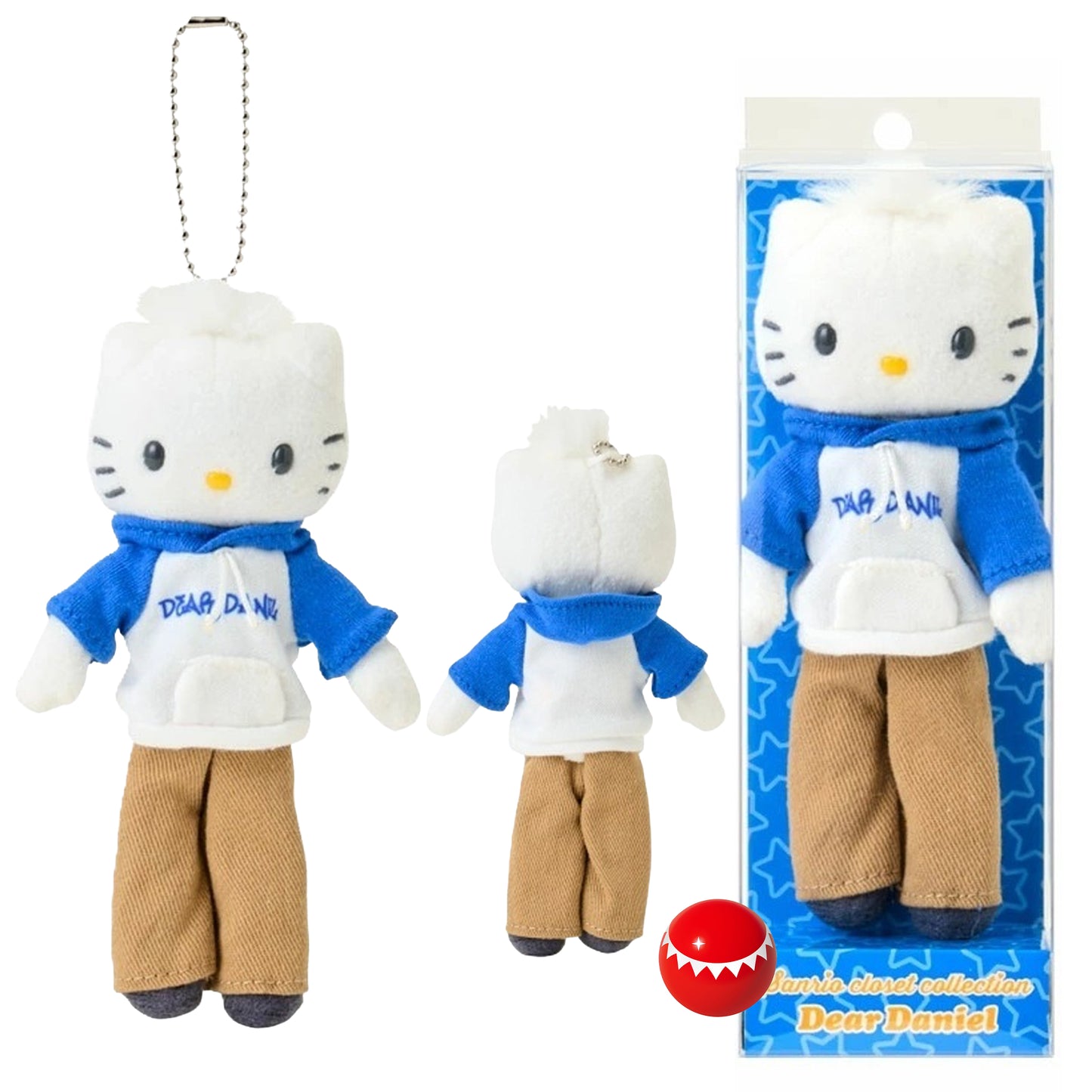 Sanrio Hello Kitty Long Leg Dear Daniel Casual Style Sweatshirt Keychain