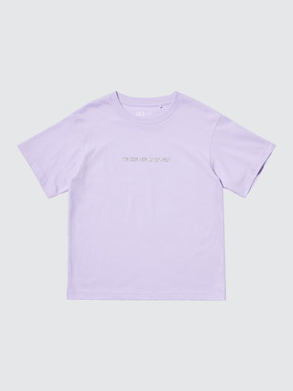 Purple KIDS Labubu POP MART UT Graphic T-Shirt