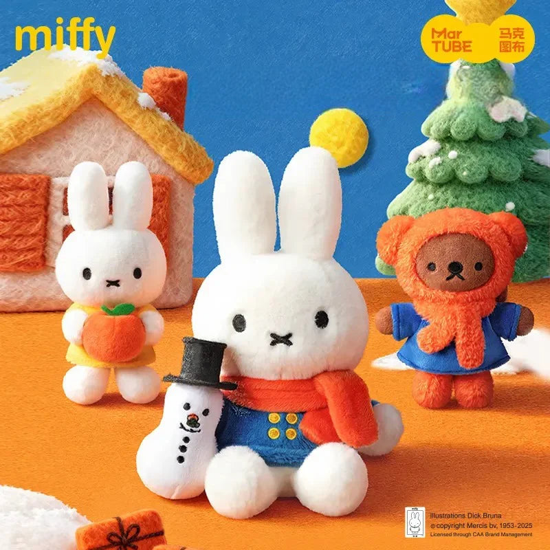 Miffy Winter Plush Keychain Blind Box